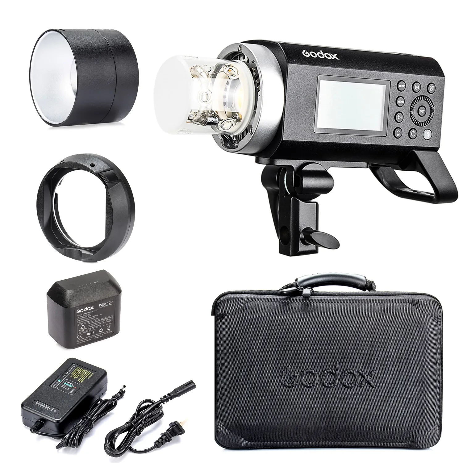 Free DHL Godox AD400 Pro WITSTRO все в одном Внешняя вспышка AD400Pro литий ионная батарея TTL HSS со