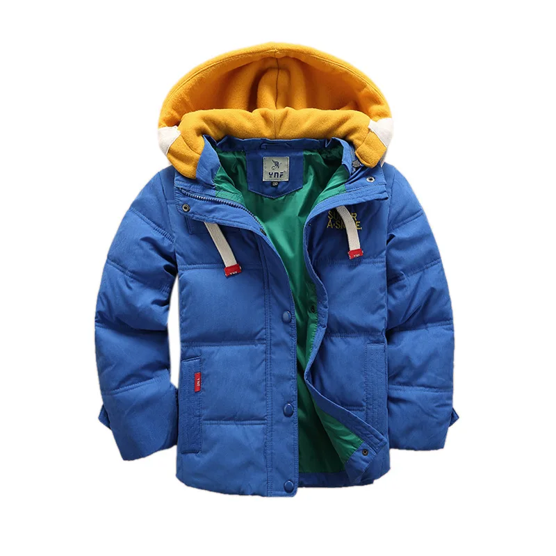 2016 new autumn and winter hooded down jacket children Korean children's clothing boys casual | Детская одежда и обувь