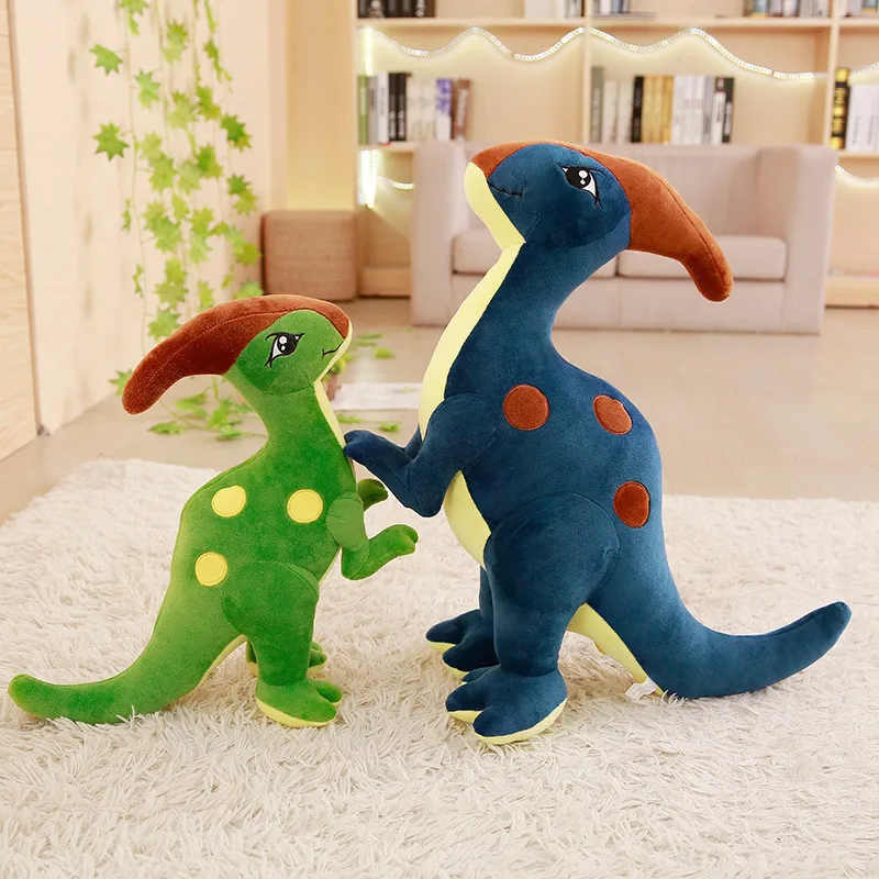 

Parasaurolophus Plush Toy Dinosaur Soft Stuffed Doll 55cm 75cm 95cm Size Gift For Kids And Boys Gift Doll