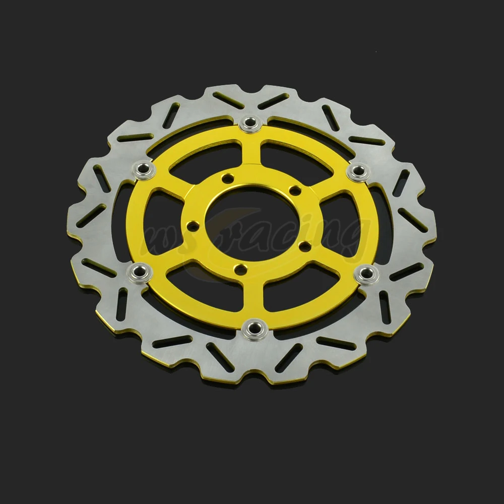 310 мм передний волнистый плавающий тормозной диск ротор для мотоцикла KAWASAKI ZX6R 13-15