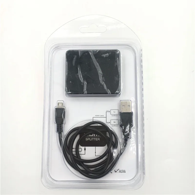 4K HDMI сплит-тер Full HD 1080p видео HDMI коммутатор 1X2 сплит 1 в 2 выход усилитель двойной дисплей для HDTV DVD для PS3 Xbox