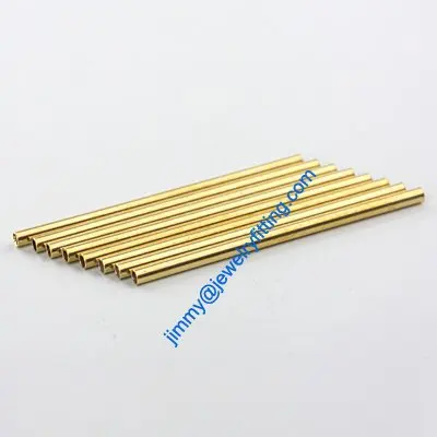 Brass Tube Conntctors Tubes jewelry findings 2*40mm ship free 5000pcs spacer beads