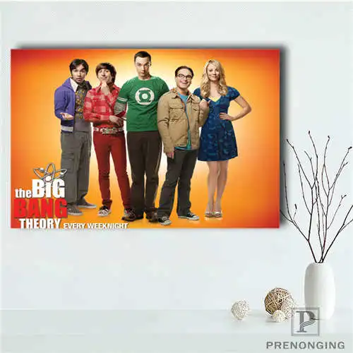 На заказ the-big-bang-theory (2) Печатный постер ткань стены художественные картины для