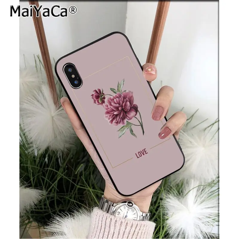 MaiYaCa художественный эстетический романтичный мягкий чехол для iPhone 8 7 6 6S Plus X XS MAX 5