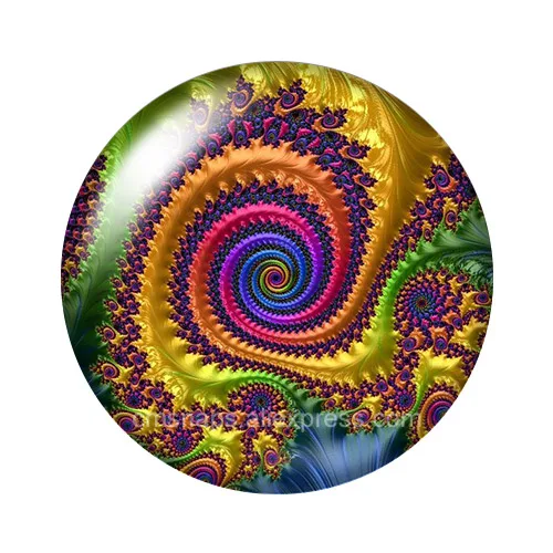 Fashion Beauty Rotating patterns 10pcs 12mm/18mm/20mm/25mm Round photo glass cabochon demo flat back Making findings ZB0994 | Украшения и