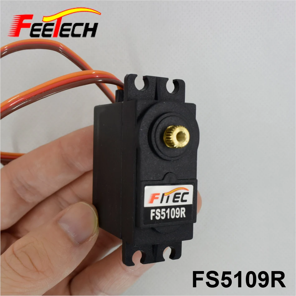 5 шт. (10 кг). См 360 градусов сервопривод непрерывного вращения FS5109R FEETECH
