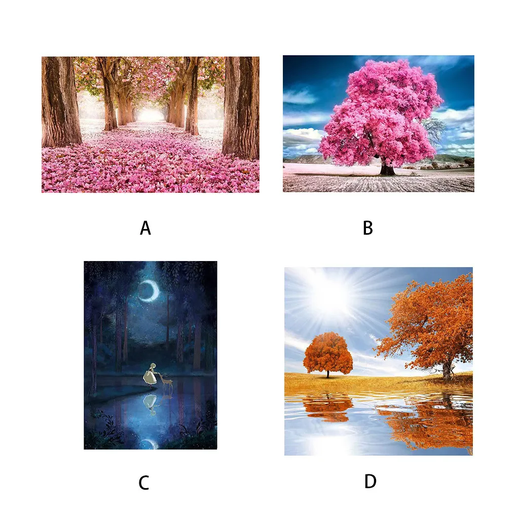2019 Sale Rhinestone Pasted Diamond Painting Cross Stitch Embroidery Tree Handmade painting 3.22 | Дом и сад