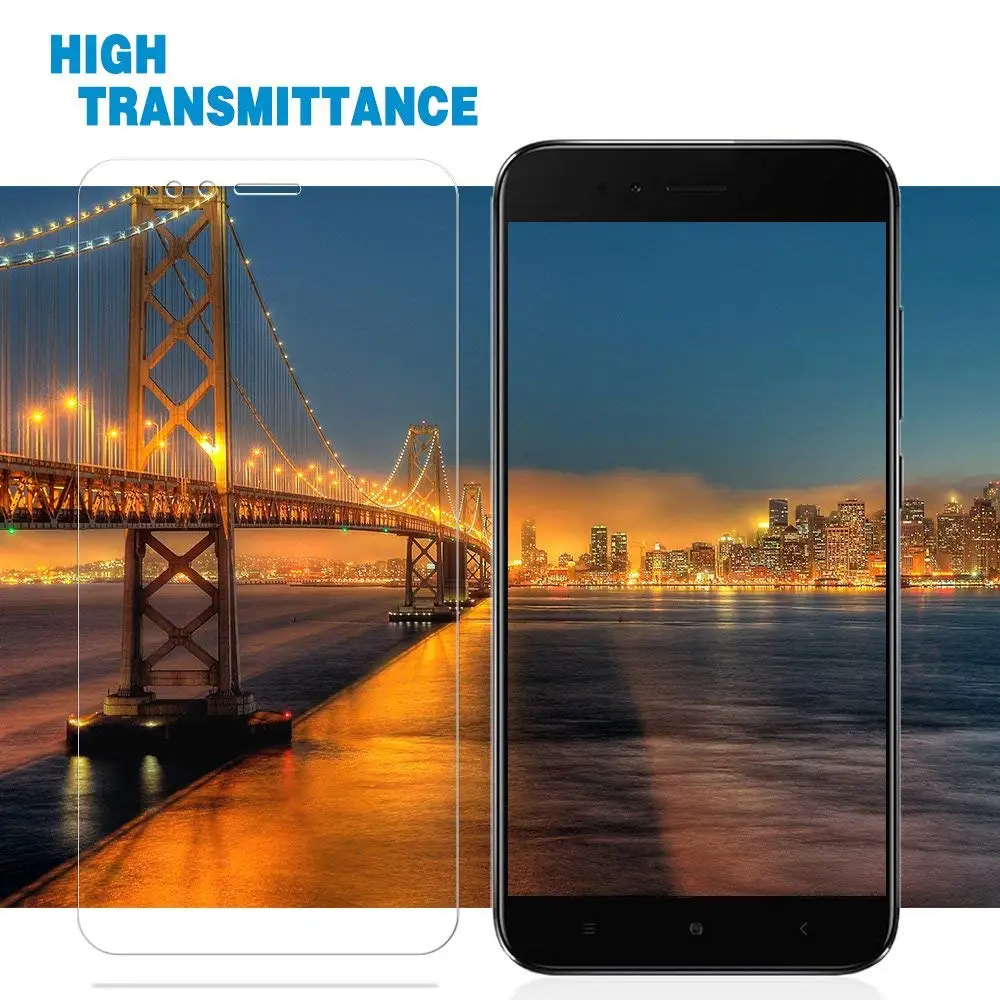 Tempered Glass For Xiaomi MiA1 Mi5X 9H 2.5D Mi A1 5X Screen Protector Redmi Note 4 4X 5 Plus Film Cover | Мобильные телефоны и