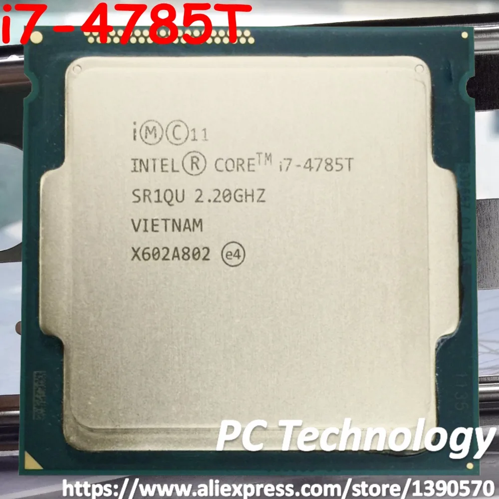 Оригинальный процессор Intel Core i7 4785T SR1QU 2 20 ГГц 8 м 35 Вт 22 нм LGA1150 четырехъядерный для