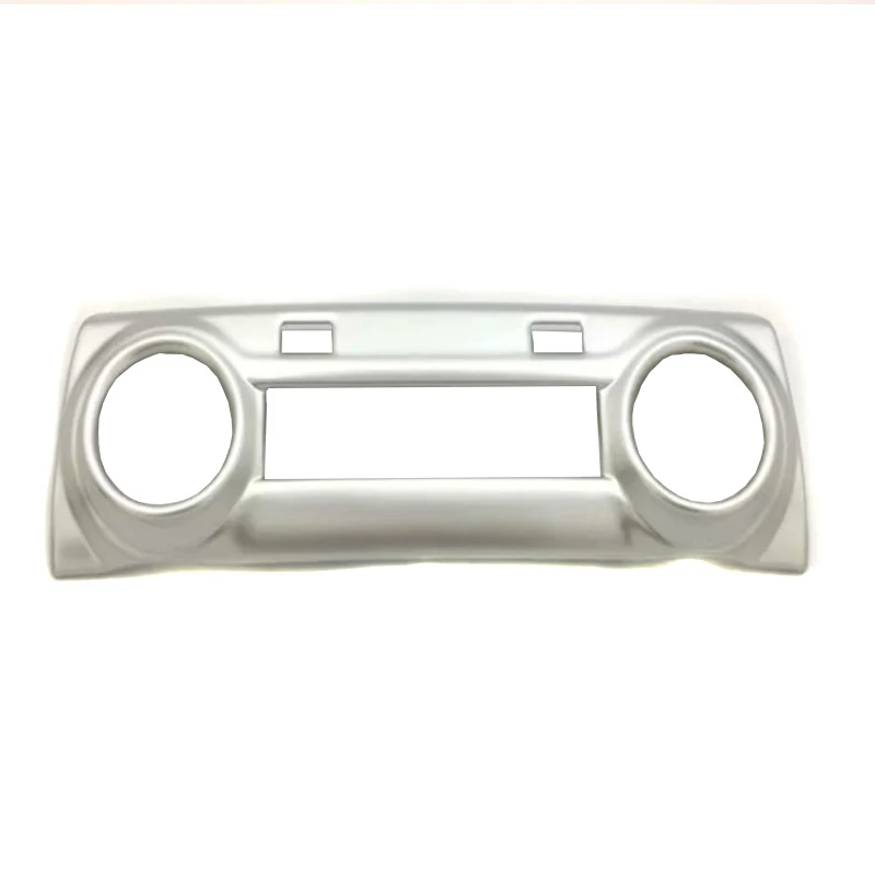 Air condition cover ABS Хромированная Крышка для автомобиля, автомобильные аксессуары, хромированный Стайлинг, автомобильный деко набор для hyundai Kona Kauai Encino - Цвет: Air condition cover