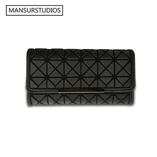 long wallet 1 Hotest женские ночные кошельки Длинные, лазерный короткий кошелек, ромбовидная решетка стандартный Длинный кошелек - Цвет: long wallet 1