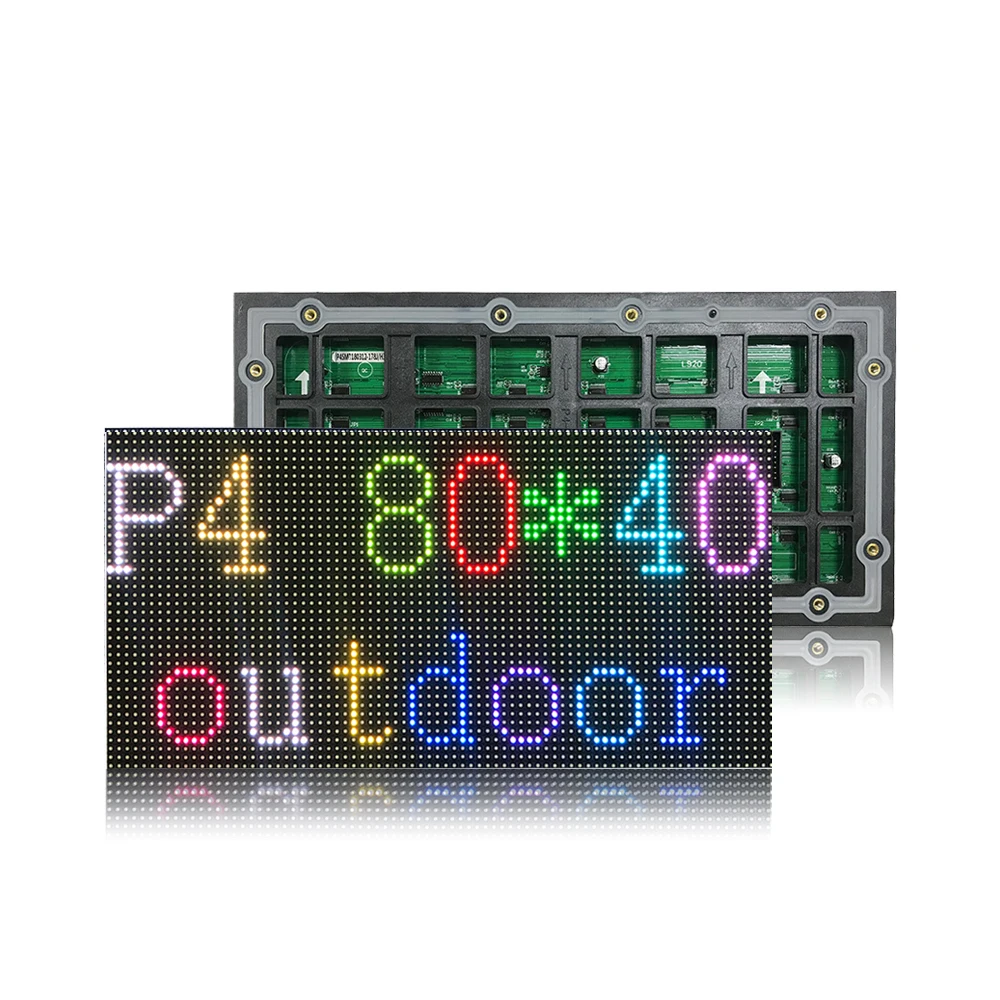 P4 SMD 3 в 1 RGB полноцветный светодиодный модуль дисплея наружная Светодиодная