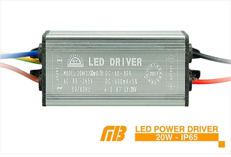 Светодиодный драйвер 10 Вт 20 Вт 30 Вт 50 Вт 70 Вт преобразования AC85-265V для DC22-38V без мерцания светодиодный драйвер "сделай сам" для потолочные светильник Точечный светильник IP67 Водонепроницаемый