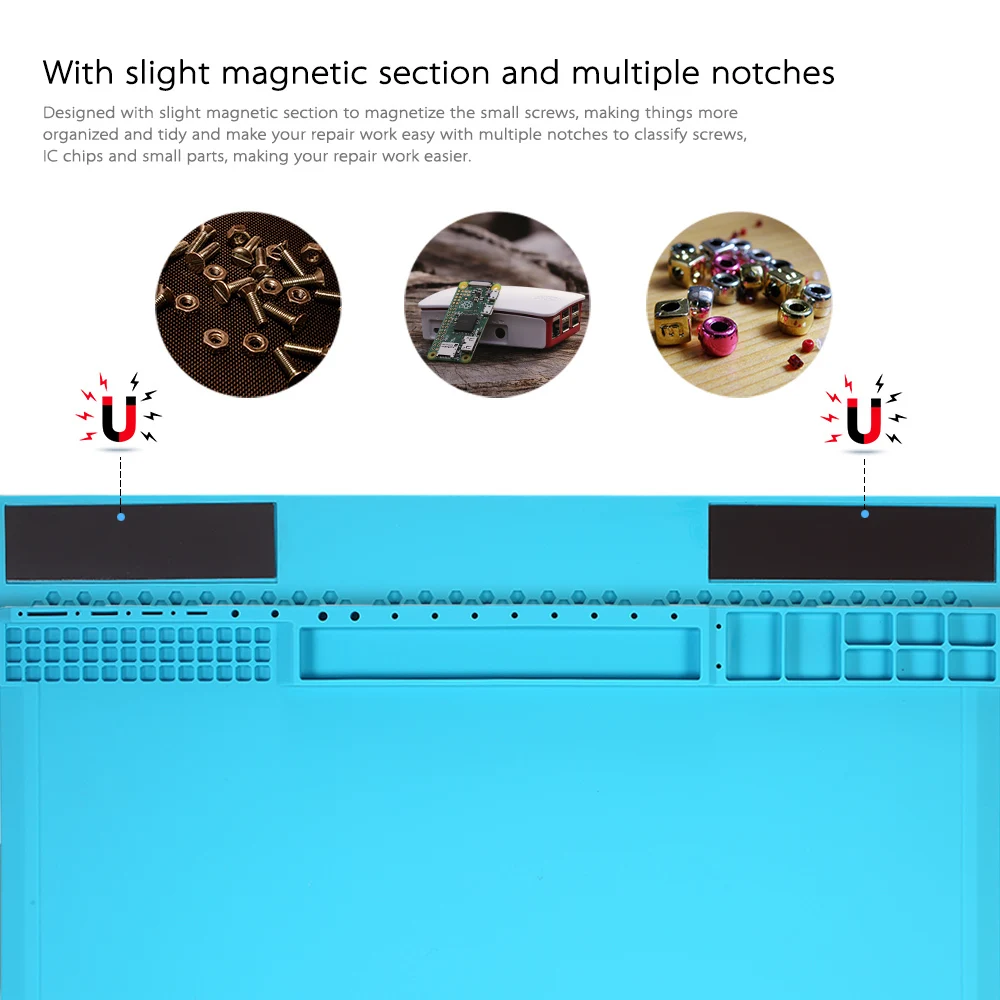 Магнитная теплоизоляционная подкладка для BGA паяльной станции коврик ремонта
