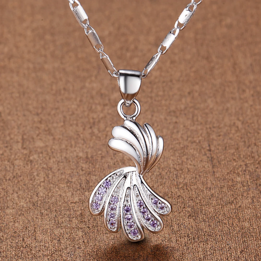 Ожерелье с подвеской серебряным покрытием милая музыкальная цепочка ювелирные