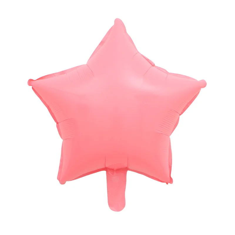 Macaron pink 10 шт./лот 18 дюймов Звездный шар надувной Гелиевый шар для свадьбы, дня рождения, рождественской вечеринки, украшения, детские игрушки, подарки - Цвет: Macaron pink