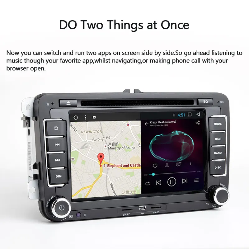 Xonrich Автомобильный мультимедийный плеер 2din автомобильное радио GPS Android 8 1 для
