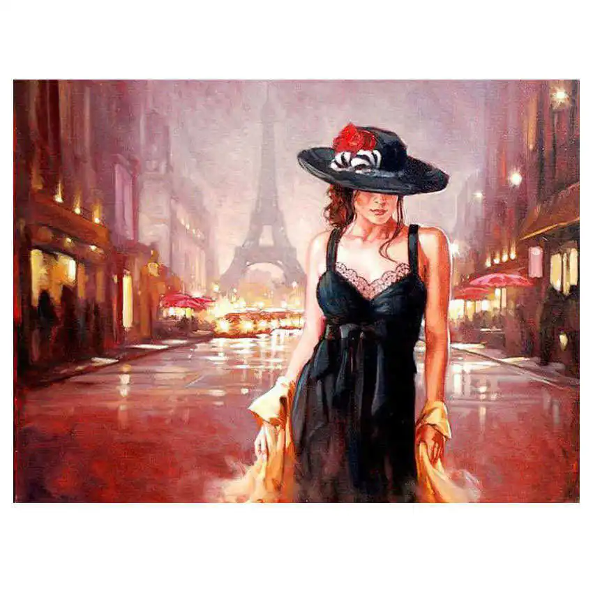 woman painting 3 Рисование по номерам, сексуальная женщина, сделай сам масляные краски по номерам, краски по номерам наборы - Цвет: woman painting 3