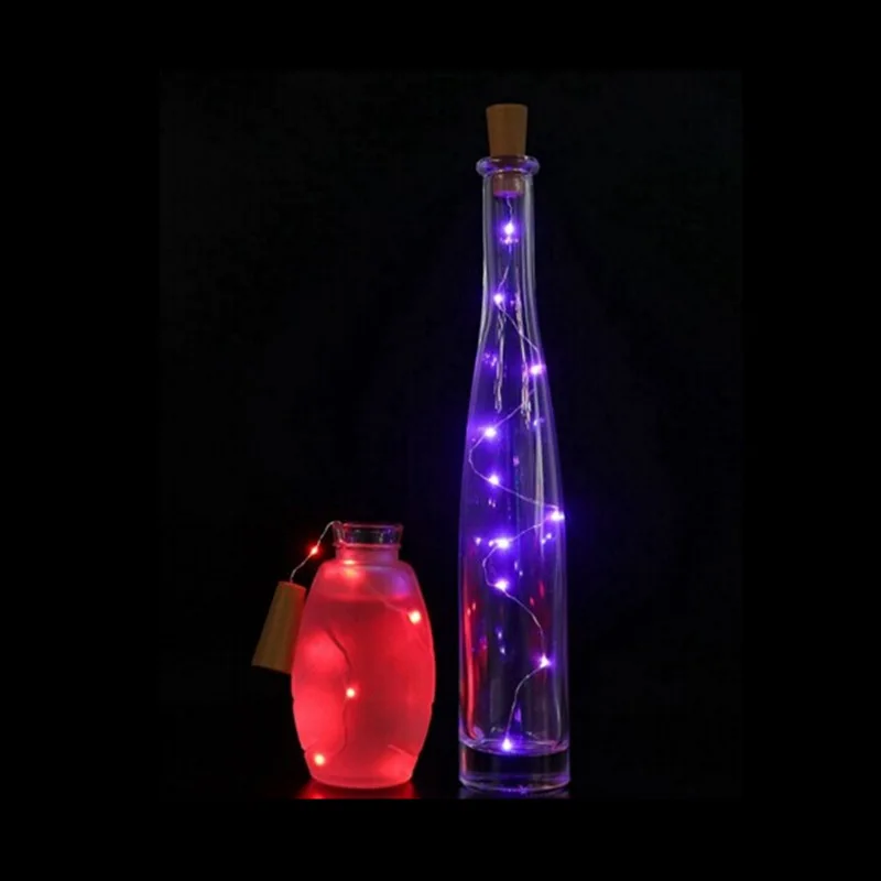 2 м Медный провод строке Star Light Батарея включены Фея Водонепроницаемый открытый