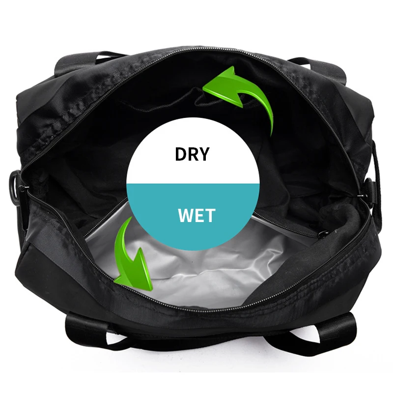 Waterproof Travel Bag Wet Dry Separation Large Gym Shoulder Bags Women Yoga Duffle Handbag Carry on Cabin Fitness XA770WB | Спорт и