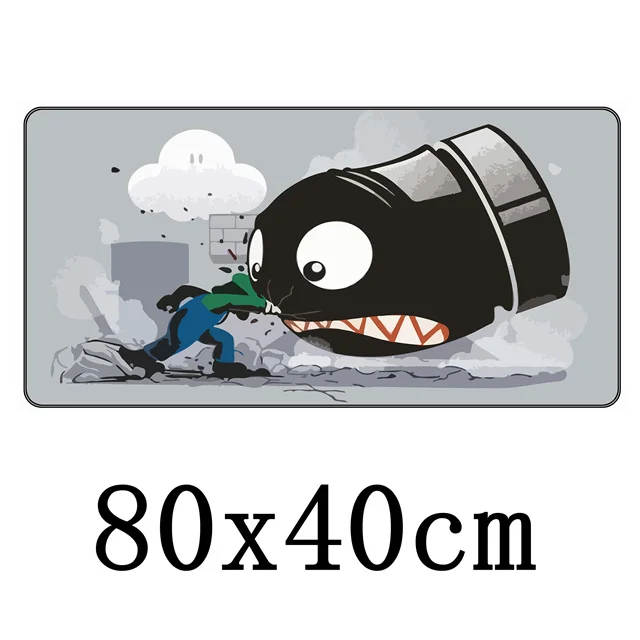 FFFAS 80x40 см Классический игровой большой коврик для мыши гриб Марио Дракон игры большой стол мягкий коврик для мыши Настольный коврик для ноутбука - Цвет: Model A