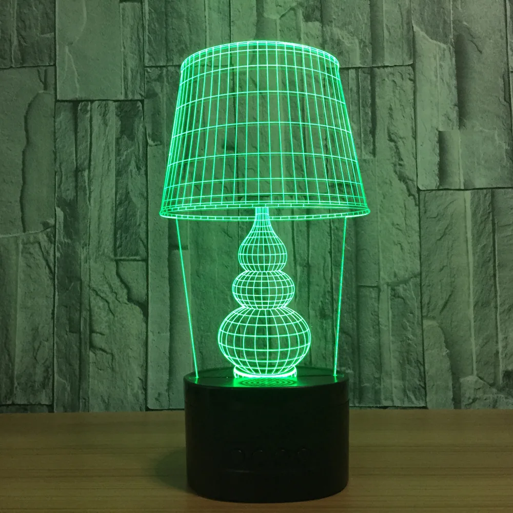 Новинка светодиодная лампа Luminaria De table 3d светодиодные Usb светильники светодиодный