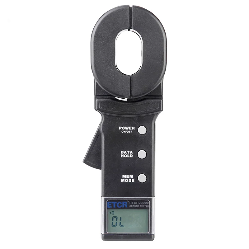 

ETCR2000A Digital Clamp On Ground Earth Resistance Tester circuit resistance meter lightning protection grounding measurement