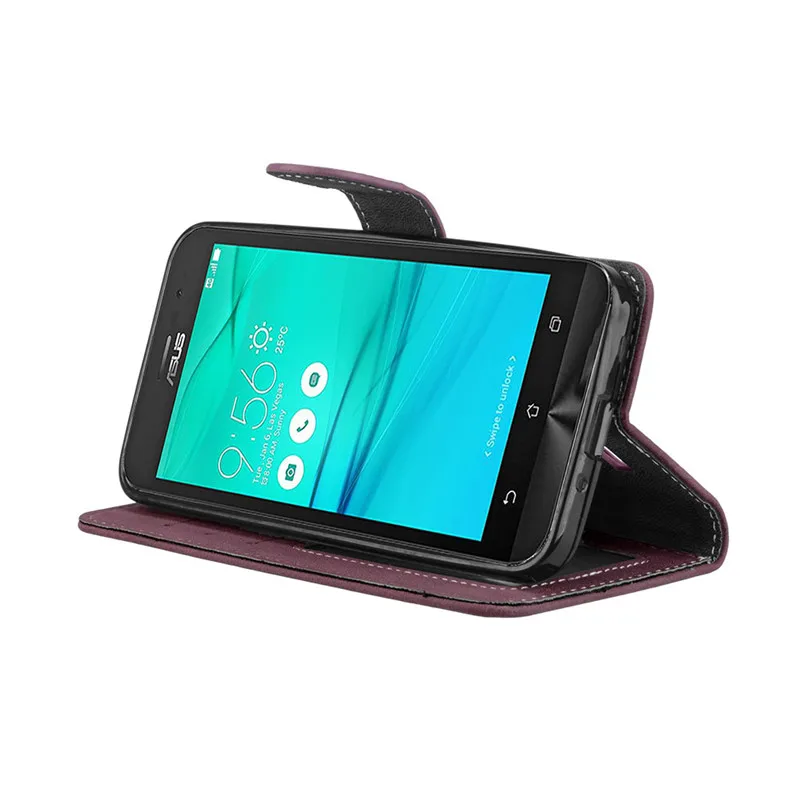 Для ASUS Zenfone Go ZB500KG чехол Asus X00BD чехол Роскошный чехол для телефона из искусственной кожи для ASUS Zenfone Go ZB500KG ZB ZB500 500 500 кг