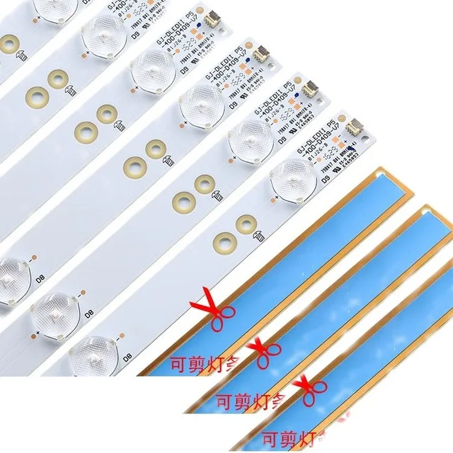 

LED Backlight strip 9lamp For SO NY 40" 40PFL3240/T3 KDL-40R350B 40EU3000 40DH6000 GJ-DLEDII P5-400-D409-V7 1set=4pcs