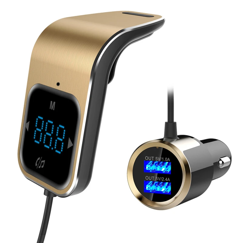 Автомобильный MP3 плеер вход TF карта Aux Usb Bluetooth fm передатчик BC39 беспроводной