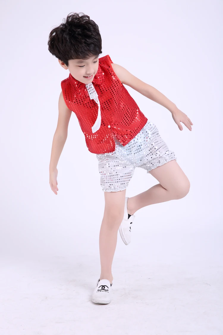 Детские джазовые танцевальные костюмы для девочек детские в стиле хип-хоп джаз с