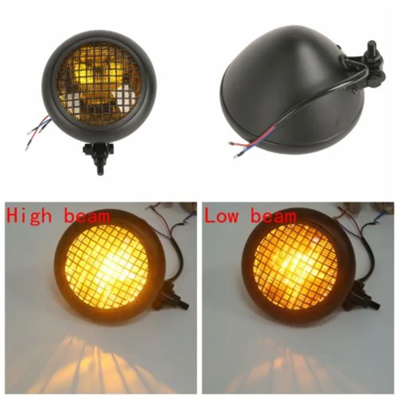 Универсальная новая решетка дальнего/ближнего света сетчатая фара для Harley Honda