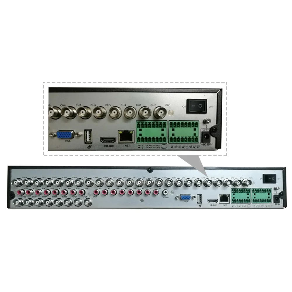 Видеорегистратор NVR AHD 32 канала HD 1080P 4 * HDD гибридный 1080N|ahd dvr|cameras cameracamera ip |