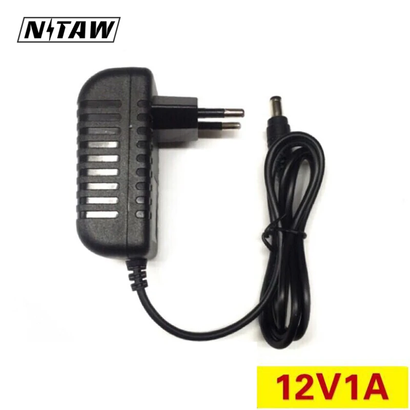 AC DC адаптер 12 V 1A 100 240 переходник зарядное устройство мощность W ЕС вилка