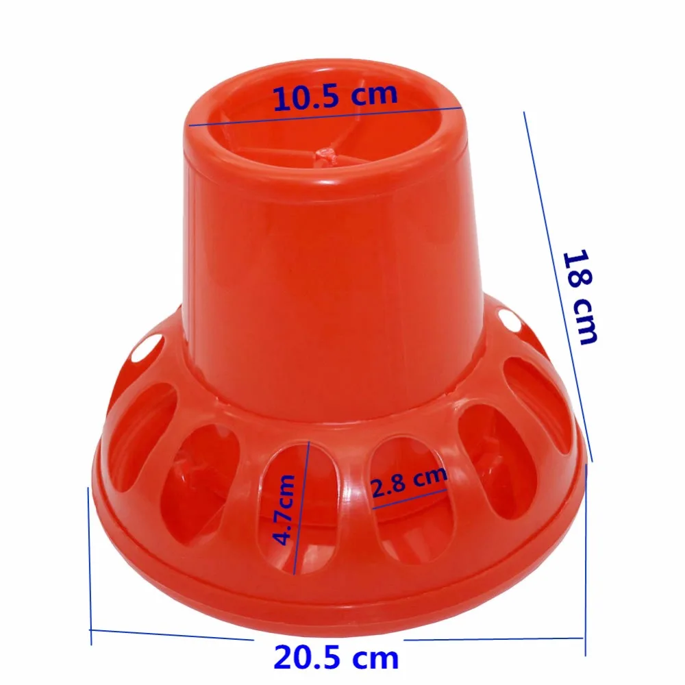 10 PCS 2KG Automatic feeding system poultry chicken quail bird Feeding tools|automatic feeding|poultry systemchicken tools |