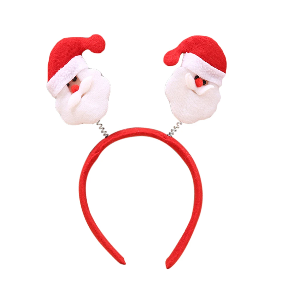 Традициям Рождество оголовье Санта Клаус Снеговик Олень волос Cute Xmas Декор |