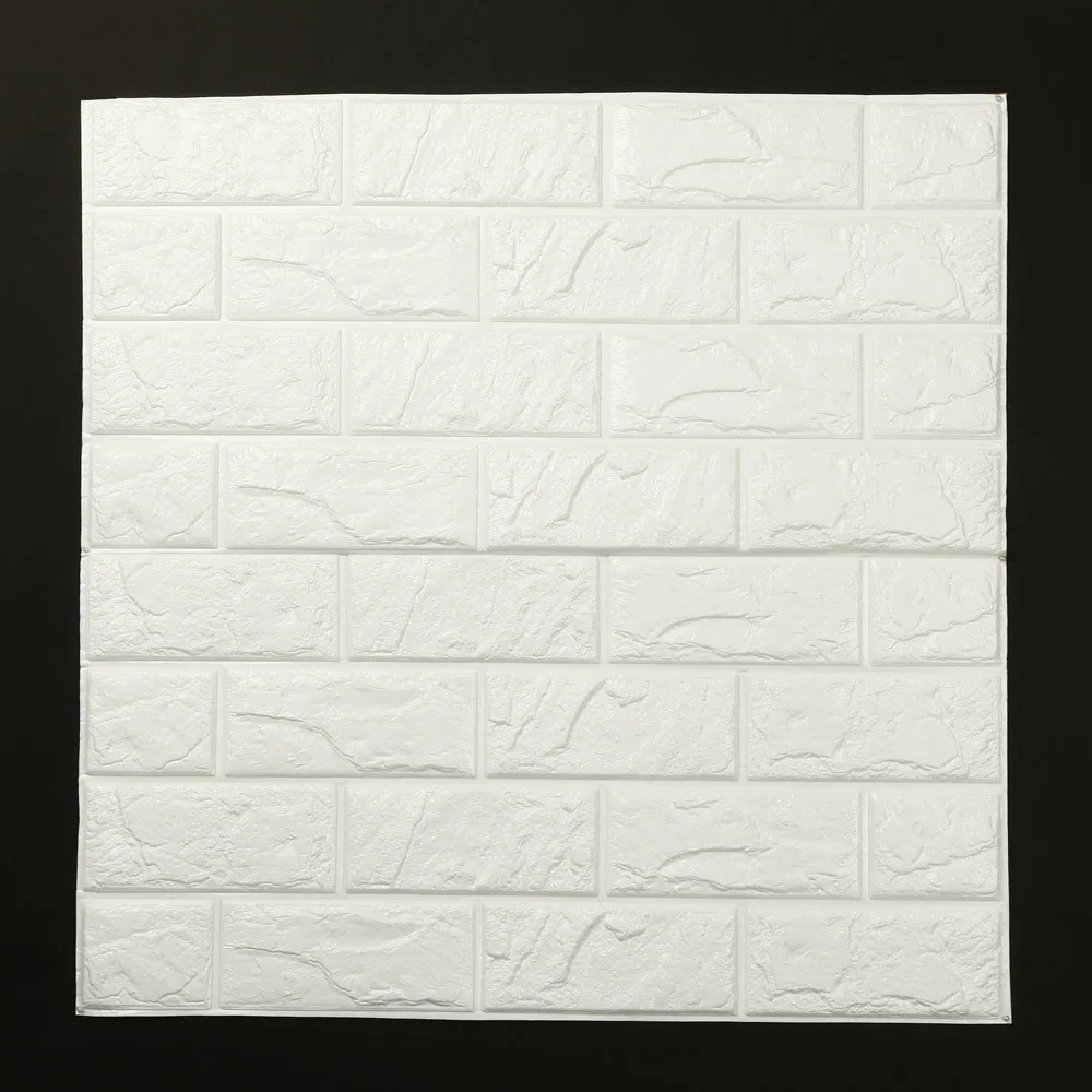 Новые Горячие Новые 60*60*0,8 см ПЭ пены 3D обои DIY настенные наклейки Настенный декор рельефный кирпич камень для гостиной спальни