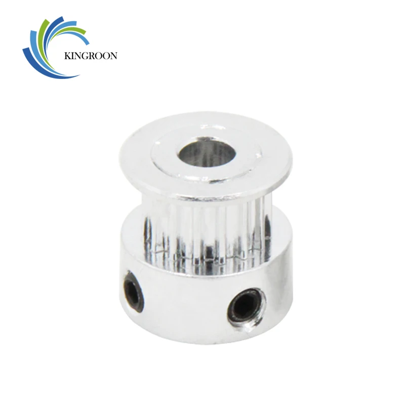 5pcs GT2 Timing Pulley 20tooth Aluminum Parts 2GT Synchronous Wheel 20 Teeth Bore 5mm Width 6mm 3D Printer Part Tooth Gear Screw |
