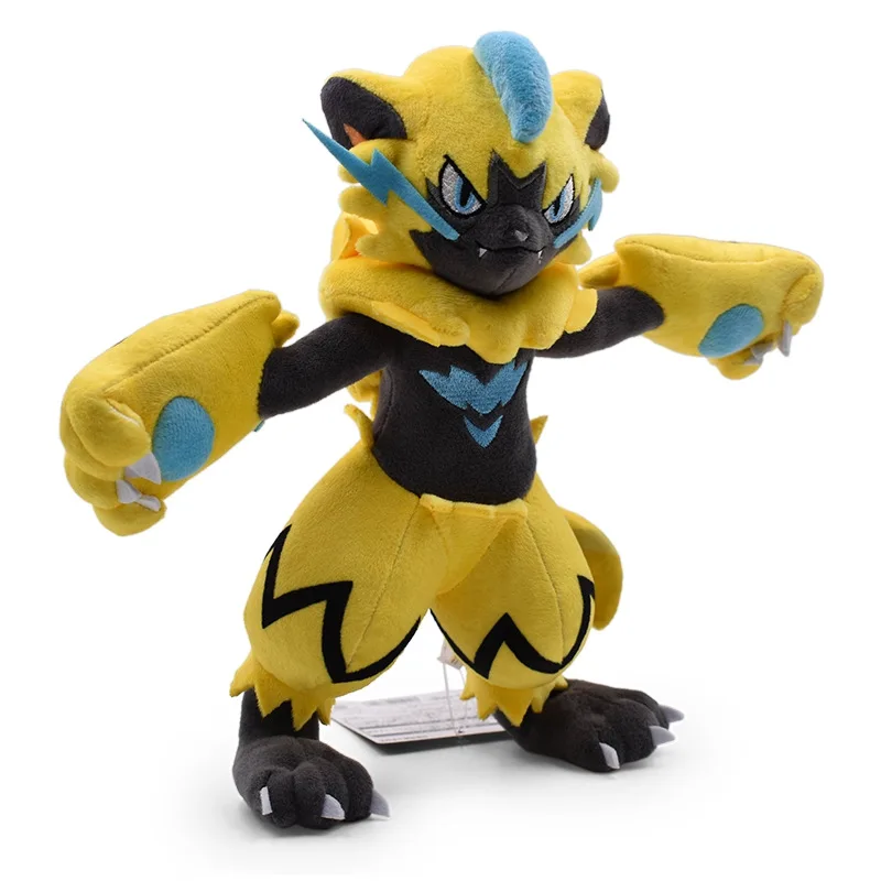 Плюшевые игрушки Pokemon Zeraora косплей реквизит для фанатов подарок девочек