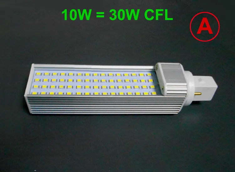 Реальная власть g24 2pins g24d 1 G24d 3 лампочка pl 5 W 7 9 10 11 12 14 SMD5730 5050 2835 AC85 265V 110 V 220 V|lamp 5w|bulb
