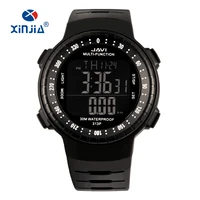 new xinjia fitness pedometer calories counter led digital sports watch for men women outdoor military wristwatches waterproof