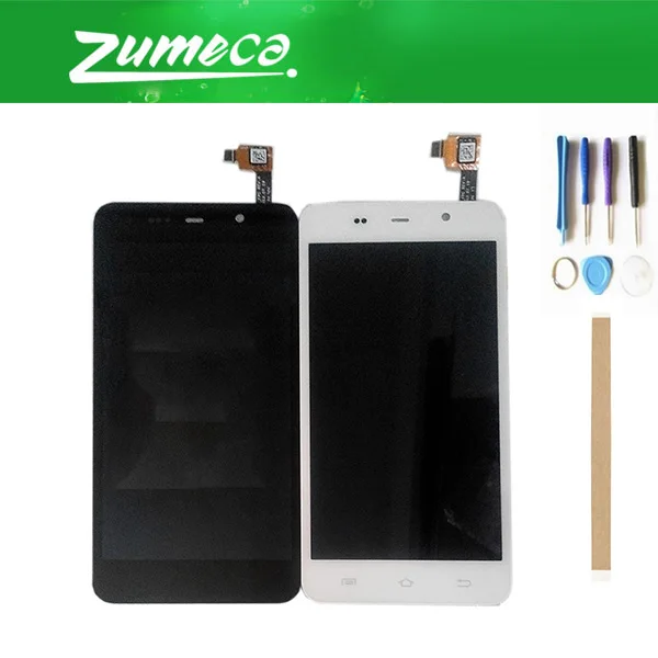 Высококачественный ЖК экран для THL W200 W200C W200S + Фотоэлементы белого и черного цвета