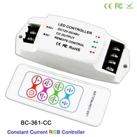 bc 361 cc dc12v 48v 350ma 700ma constant current output led rgb strip controller with rf wireless remote for led lamp