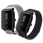 Металлический ремешок-петля для Xiaomi Huami Amazfit Bip BIT Lite, 20 мм, Молодежный браслет для смарт-часов Amazfit Bip