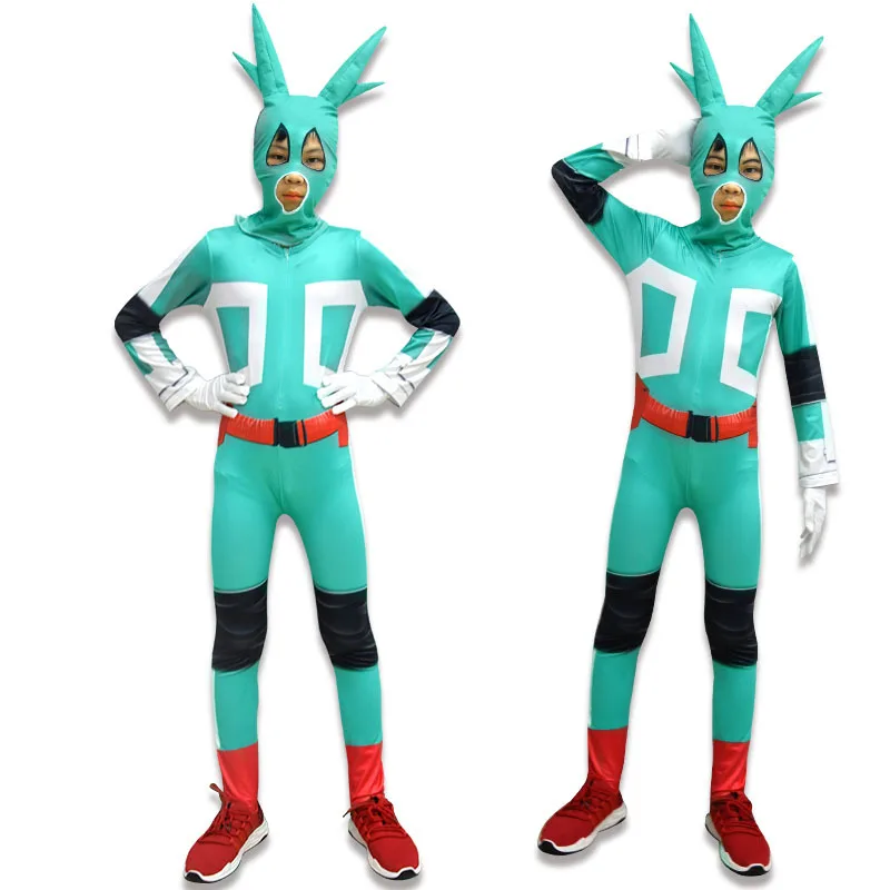 

Kid Midoriya Izuku Cosplay Jumpsuit Boku no Hero My Hero Academia Cos Blue Set Child Carnival Disguisement Halloween Cos Costume
