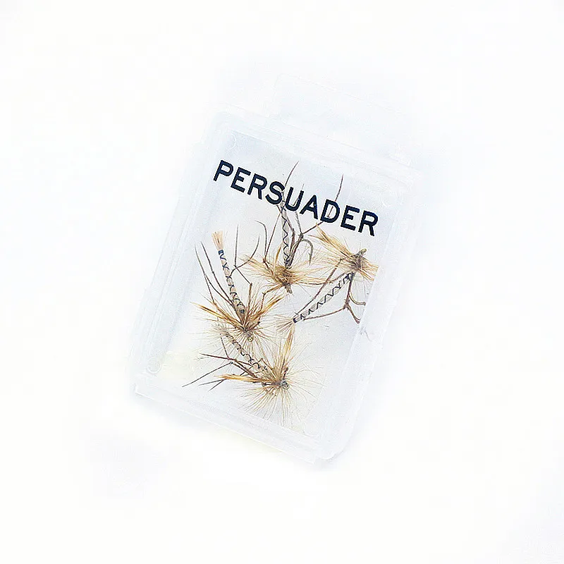 Professional hand tied 4pcs 14# daddy flies with longlegs trout fishing dry fly lures artificial Mosquito insect | Спорт и
