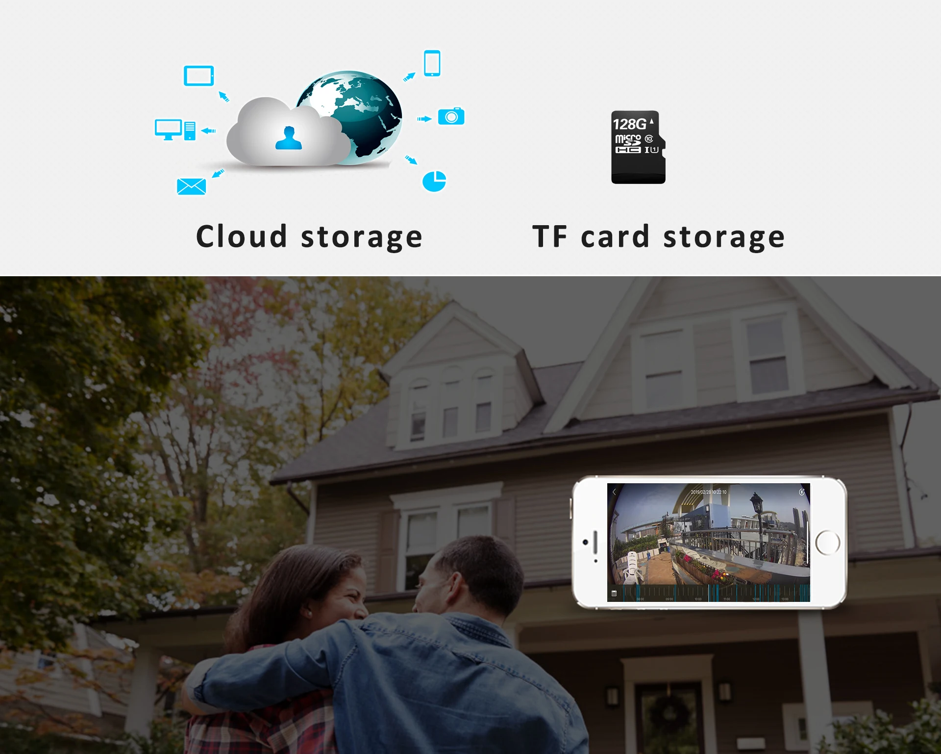 Vstarcam 1080 P открытый 2 светодиодный прожектор IP камера Wifi камера IP66 водонепроницаемый обнаружения движения, видеонаблюдения камеры безопасности