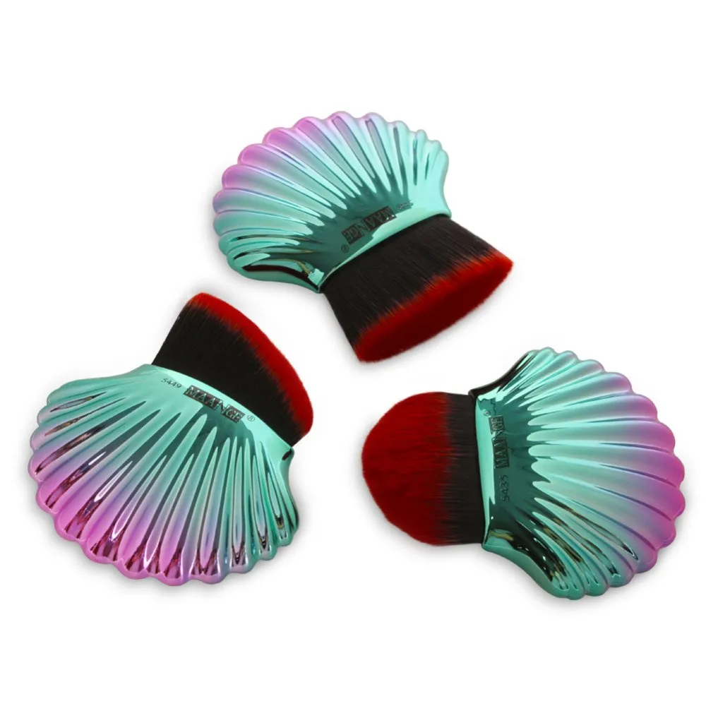 Набор кистей для макияжа 3 шт./компл. Женская Кисть Фантазийная ракушка кисть