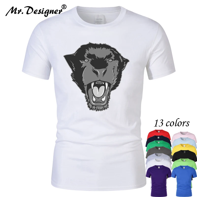 2019 Новая мода футболка с нарисованным животным Мужская и женская одежда в стиле