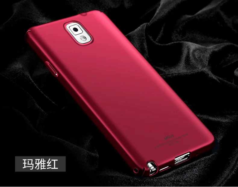 Бренд Msvii чехол для samsung Galaxy Note 3 матовая тонкая жесткая задняя крышка Роскошный сотовый защитный чехол для телефона для samsung Note3